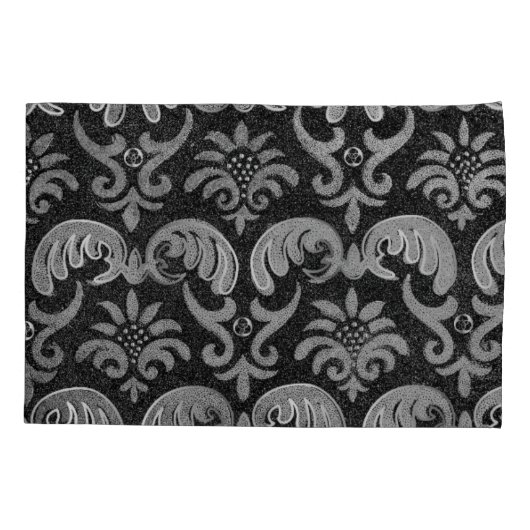 Sierkussen VAN DE ZWARTE JACQUARD-AFDRUKKING Kussensloop (Achterkant)