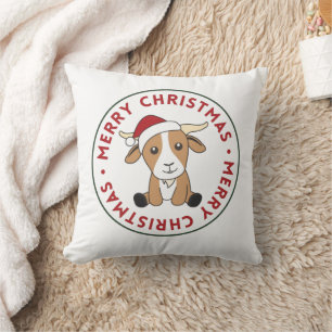 Sierkussen van geit-kerstgeiten Winterdieren