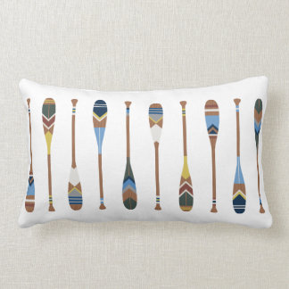 Sierkussen van geverfde peddel kussen