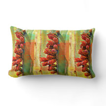 Sierkussen van geverfde stalen buizen