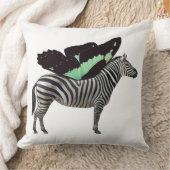 Sierkussen van gevlekt Zebra (Deken)