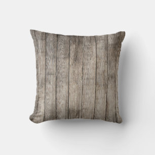 Sierkussen van grijze wooden