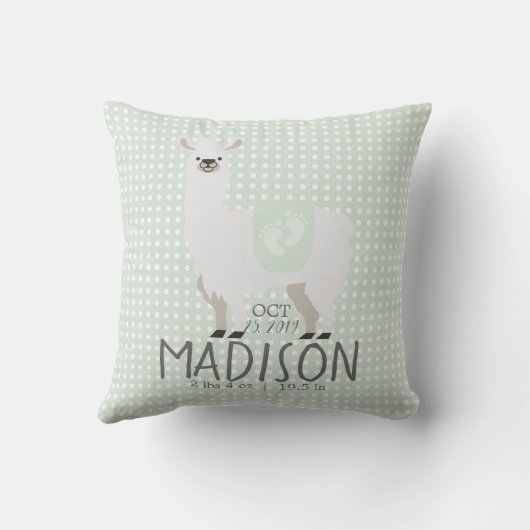 Sierkussen van groene en gebroken witte bloedvaten (Achterkant)