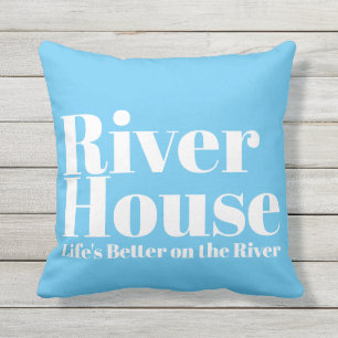 Sierkussen van het Huis van de rivier het