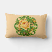 Sierkussen van het Roos van het Golden Wedding Jub Kussen (Achterkant)