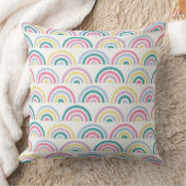 Sierkussen van Kinderen van gestampt regenbogen -  (Deken)