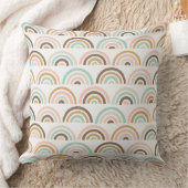 Sierkussen van Kinderen van gestreepte regenbogen (Deken)
