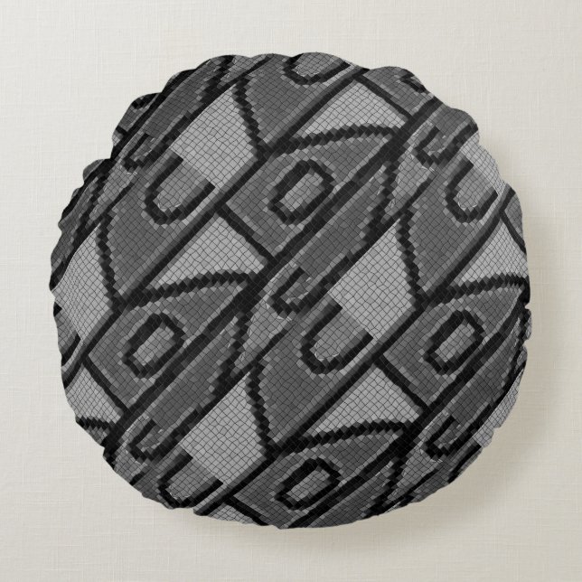 Sierkussen van La Rambla Barcelona Rond Kussen (Voorkant)