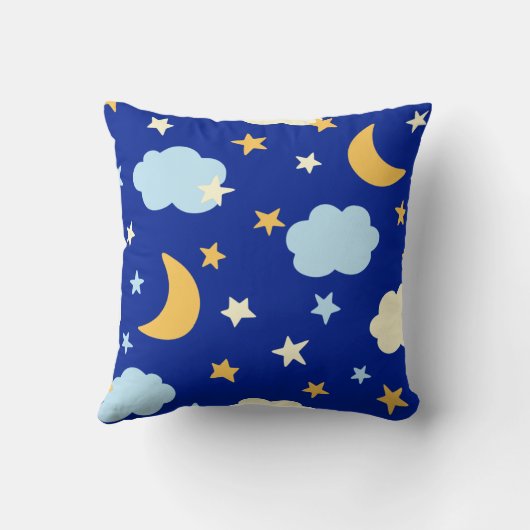 Sierkussen van moon en sterren (Achterkant)