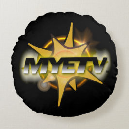 Sierkussen van MYETV, geborsteld polyester Round Rond Kussen