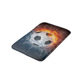 Sierkussen van ontvlammend Football/Voetbal Badmat (Gekanteld)