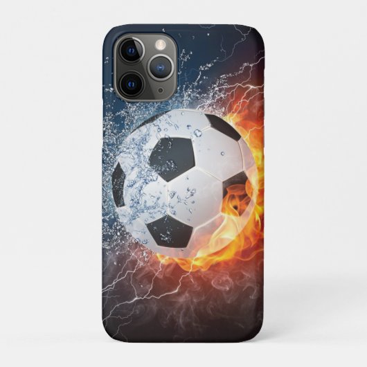 Sierkussen van ontvlammend Football/Voetbal Case-Mate iPhone Case (Achterkant)