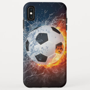 Sierkussen van ontvlammend Football/Voetbal Case-Mate iPhone Case