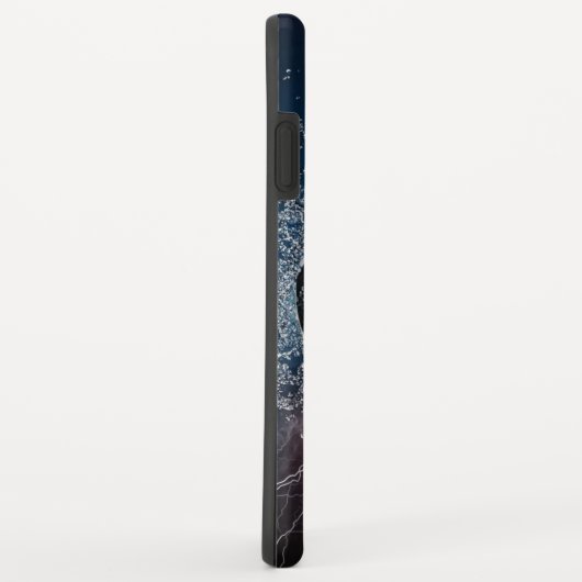 Sierkussen van ontvlammend Football/Voetbal Case-Mate iPhone Case (Achterkant/rechts)