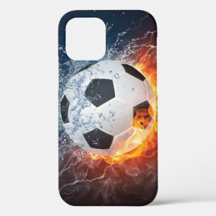 Sierkussen van ontvlammend Football/Voetbal Case-Mate iPhone Case