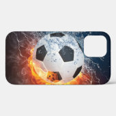 Sierkussen van ontvlammend Football/Voetbal Case-Mate iPhone Case (Achterkant (horizontaal))