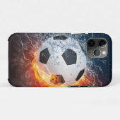 Sierkussen van ontvlammend Football/Voetbal Case-Mate iPhone Case (Achterkant (horizontaal))