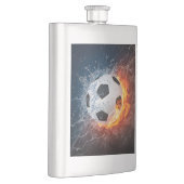 Sierkussen van ontvlammend Football/Voetbal Flacon (Rechts)