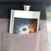 Sierkussen van ontvlammend Football/Voetbal Flacon (Voorbeeld)