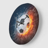 Sierkussen van ontvlammend Football/Voetbal Grote Klok (Hoek)