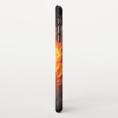 Sierkussen van ontvlammend Football/Voetbal iPhone Hoesje (Linkerkant)