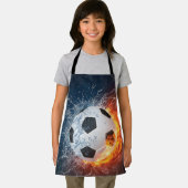 Sierkussen van ontvlammend Football/Voetbal Schort (Insitu)