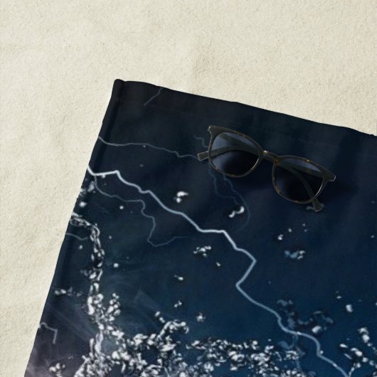 Sierkussen van ontvlammend Football/Voetbal Strandlaken (In situ)