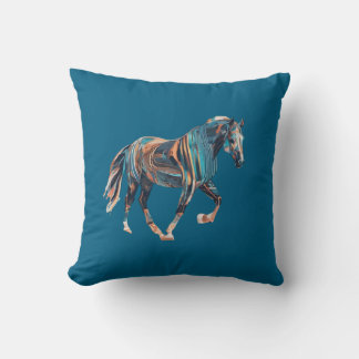 Sierkussen van paarden