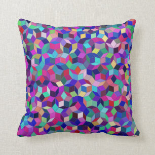 Sierkussen van Penrose met kookplaat (blauw/magent