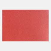 Sierkussen van rood leder inpakpapier vel (Voorkant 2)