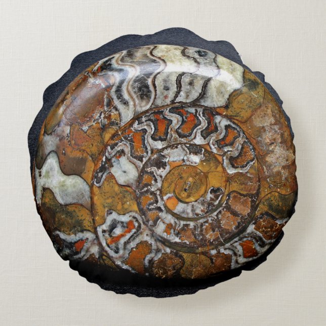 Sierkussen van schitterende ronde slakken rond kussen (Achterkant)