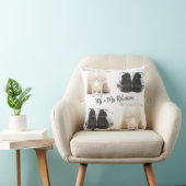 Sierkussen van schoenen van het bruidspaar Maatwer (Stoel)