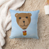 Sierkussen van Teddy Bear Hot Air (Deken)