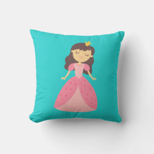 Sierkussen van Turquoise & Pink Princess