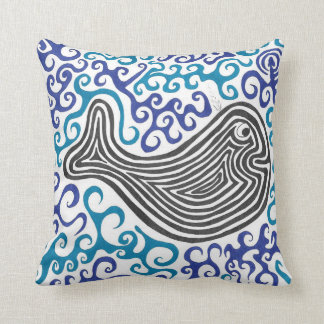 Sierkussen van Zee van groothandelsblauw