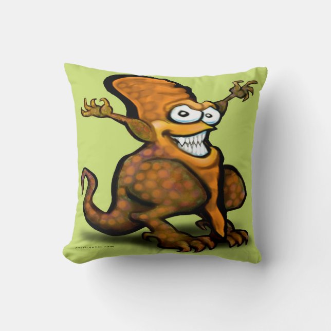 Sierkussen Veggie Saurus Rex (Voorkant)