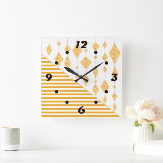 Sierkussen Vierkante Klok (Huis)