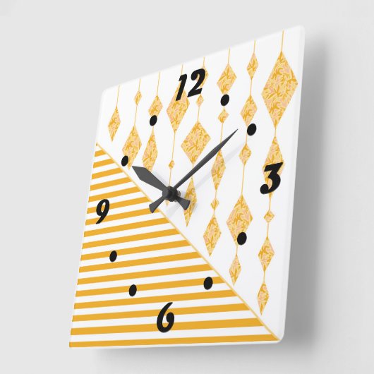 Sierkussen Vierkante Klok (Hoek)