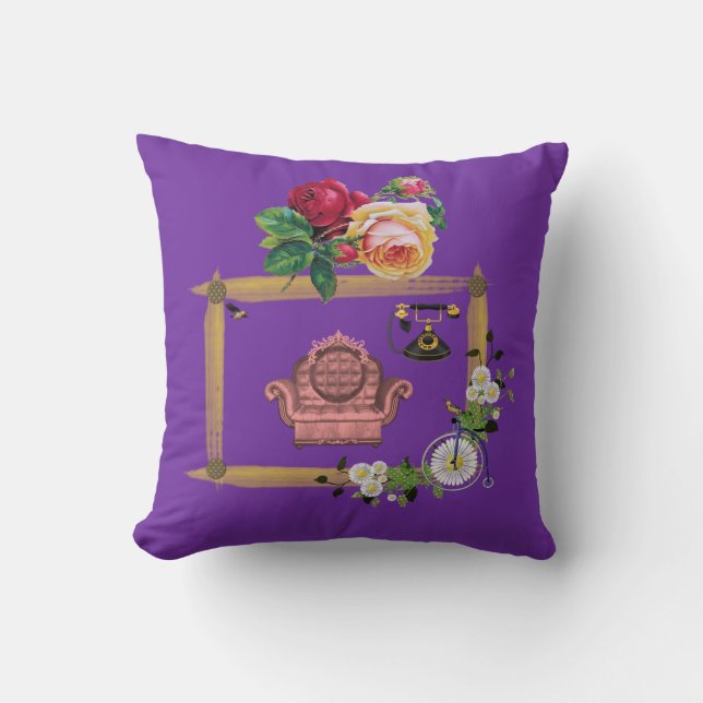 Sierkussen Vintage (Voorkant)