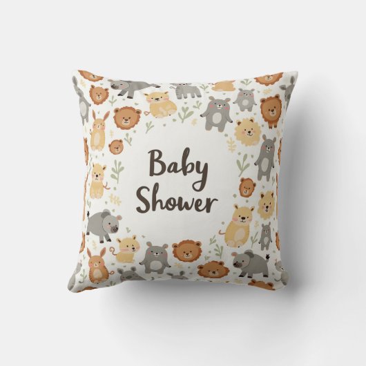 Sierkussen voor Baby shower (Achterkant)