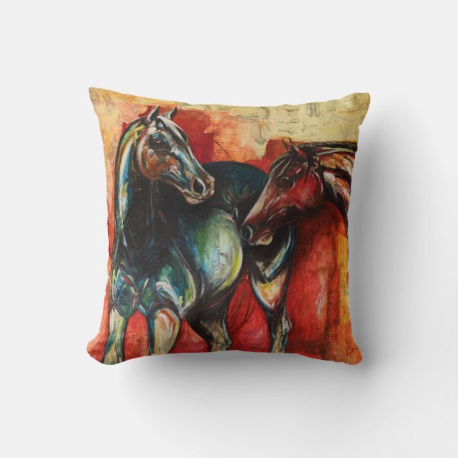 Sierkussen voor "Blauw en Gus" (Voorkant)