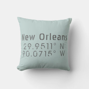 Sierkussen voor de lengte van de nieuwe orleans