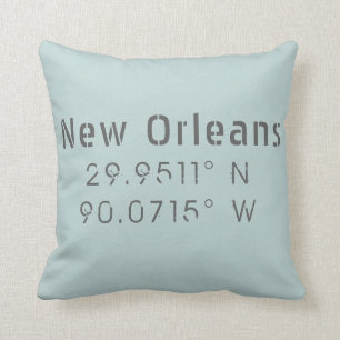Sierkussen voor de lengte van de nieuwe orleans