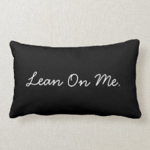 Sierkussen voor harde tijden (zwart)