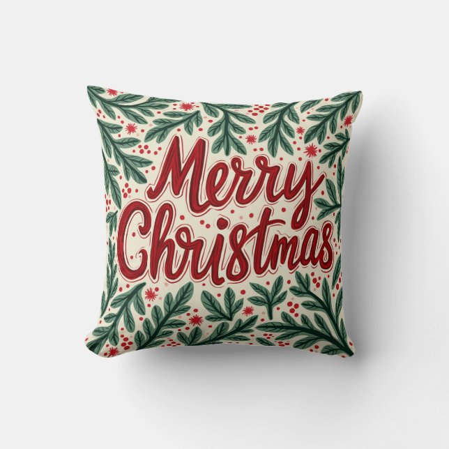 Sierkussen voor kerstmis (Voorkant)
