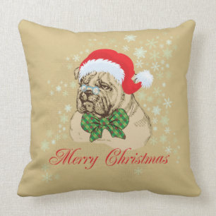  Sierkussen voor kerstmis met Bulldog