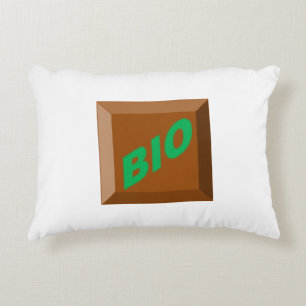 Sierkussen voor kinderen CHOCOLADE BIO Accent Kussen