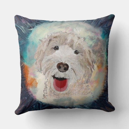 Sierkussen voor kinderen en luidoedels en tekst (Achterkant)