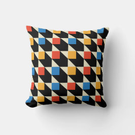 Sierkussen voor kleurrijke vierkantjes