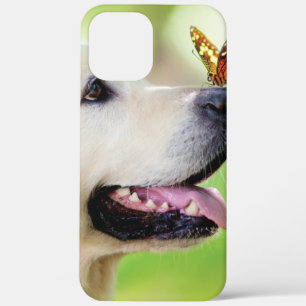 Sierkussen voor labrador en vlinder Case-Mate iPhone case